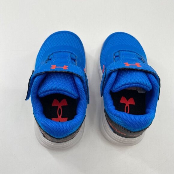 Under Armour Toddler Boy’s Surge 2 AC Sneakers Running Shoes Blue Circuit sz 5 - - Picture 6 of 7